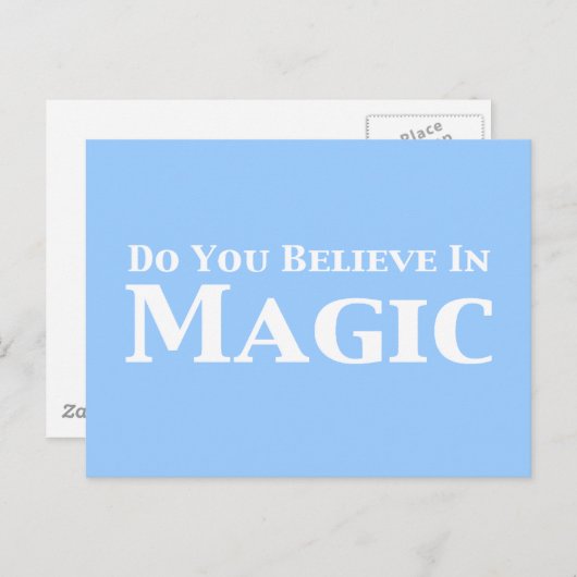 贈り信じ物の魔法 ポストカード (正面/裏面)