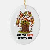 贈り物があなたと一緒に来たら セラミックオーナメント (右)