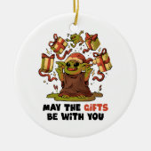 贈り物があなたと一緒に来たら セラミックオーナメント (正面)