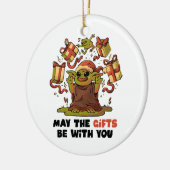 贈り物があなたと一緒に来たら セラミックオーナメント (左)