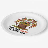 贈り物があなたと一緒に来たら ペーパープレート (アングル)