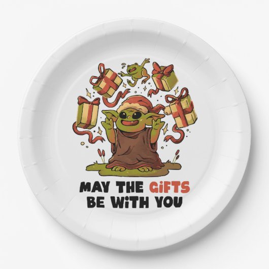 贈り物があなたと一緒に来たら ペーパープレート (正面)