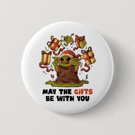 贈り物があなたと一緒に来たら 缶バッジ (正面)