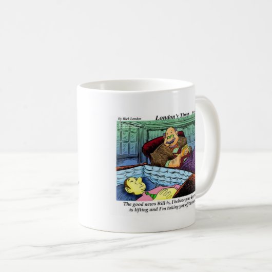 贈り物と収集品におもしろい対するProzac時間 コーヒーマグカップ (正面右)