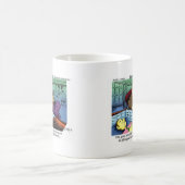 贈り物と収集品におもしろい対するProzac時間 コーヒーマグカップ (中央)