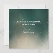 贈り物と緑のあるヴィンテージクリスマスそり サンキューカード (裏面)