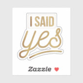 贈り物になる花嫁 – 私はYes金箔と言っフェイクた シール (シート)