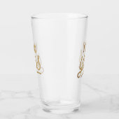 贈り物になる花嫁 – 私はYes金箔と言っフェイクた タンブラーグラス (右)