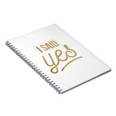 贈り物になる花嫁 – 私はYes金箔と言っフェイクた ノートブック (右側)