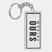 贈り物にパスポートの装飾を付ける キーホルダー (正面左)