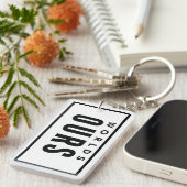 贈り物にパスポートの装飾を付ける キーホルダー (正面右)