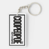 贈り物にパスポートの装飾を付ける キーホルダー (裏面)