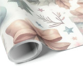 贈り物のための楽しい休日をテーマにした包装紙 ラッピングペーパー (ロールコーナー)