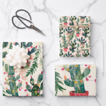 贈り物のための水色サボテンのクリスマスラ与えイト