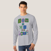 贈り物のためのtシャツの長い袖のバレンタインデー tシャツ (正面フル)