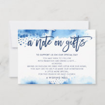 贈り物のネイビースタイリッシュブルーの水色のメモ