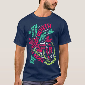 贈り物のハート構造 Tシャツ