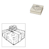 贈り物のプレゼントの切手 ラバースタンプ (押印)