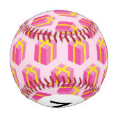 贈り物のモノグラムの背景 野球ボール (裏面)