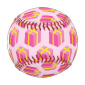 贈り物のモノグラムの背景 野球ボール (正面)