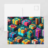 贈り物の包まれた喜び ポストカード (正面/裏面)