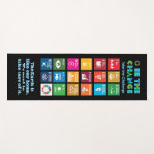 贈り物の変感動的更 – パーソナライズされた ヨガマット (正面(横))