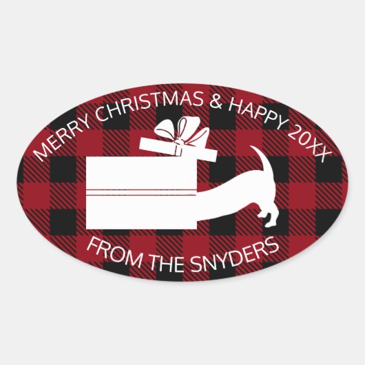 贈り物の奇妙なダシュント 楕円形シール (正面)