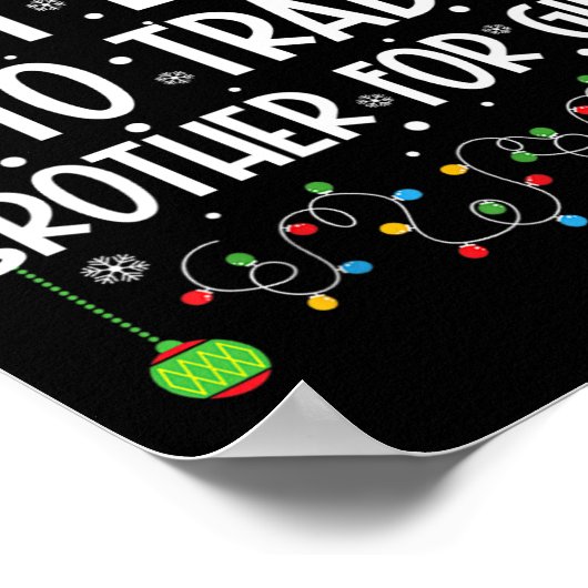 贈り物の家族Chriのために兄を交換する可能性が最も高い ポスター (角)