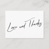 贈り物の手書きについて結婚話そう エンクロージャーカード (裏面)