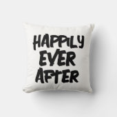 贈り物の枕結婚の後で幸せに クッション (正面)