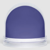 贈り物の贈り物のための装飾ミッドナイトブルースノーグローブ (正面)