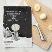 贈り物の贈り物 – クリスマス キッチンタオル (四つ折り)