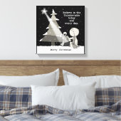 贈り物の贈り物 – クリスマス キャンバスプリント (インサイチュ (寝室))