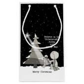 贈り物の贈り物 – クリスマス スモールペーパーバッグ (裏面)