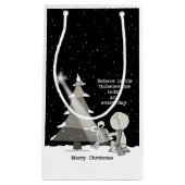 贈り物の贈り物 – クリスマス スモールペーパーバッグ (正面)