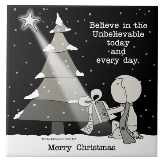 贈り物の贈り物 – クリスマス タイル (正面)