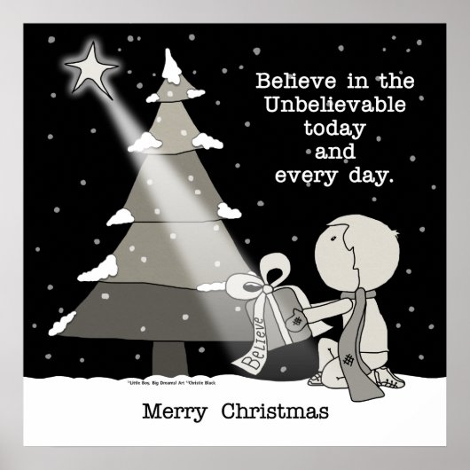 贈り物の贈り物 – クリスマス ポスター (正面)