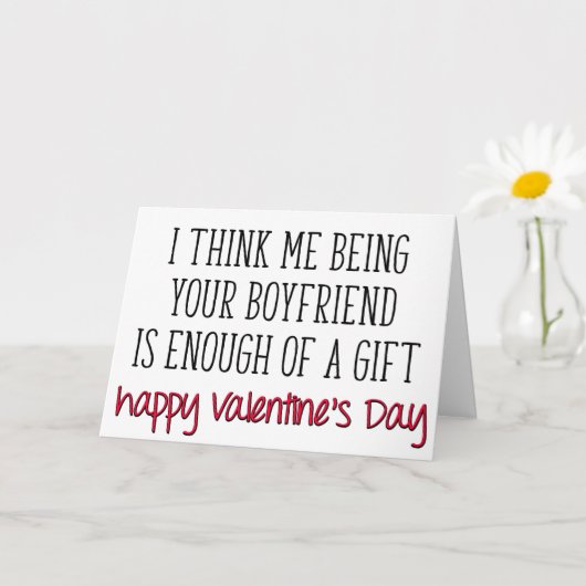 贈り物は十分おもしろい、ガールフレンドのバレンタイン カード (小さな植物)