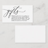 贈り物や結婚新婚旅行の願い エンクロージャーカード (正面/裏面)
