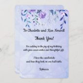 贈り物をありがとう サンキューカード (正面/裏面)