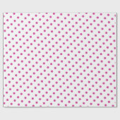 贈り物をバラピンクチャーム ラッピングペーパー (フラット)