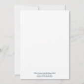 「贈り物を持っている18世紀の女性」 フラットカード (裏面)