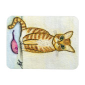 贈り物を持って来た マグネット (横)