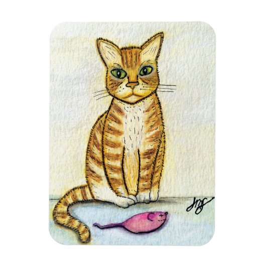 贈り物を持って来た マグネット (縦)