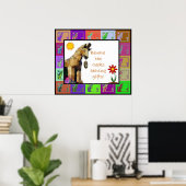 贈り物を持つギークに注意 ポスター (ホームオフィス)