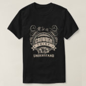 贈り物を理解できないのはCROWDERだ Tシャツ (デザイン正面)
