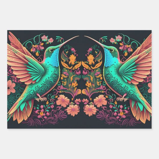 贈り物を自然の囁き声で包む ラッピングペーパーシート (正面)