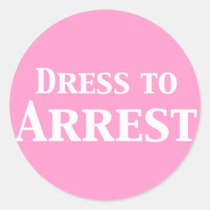 贈り物を逮捕する服装をする ラウンドシール