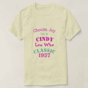 贈り物を選ぶシンディー·ルーさんTシャツ3 Tシャツ