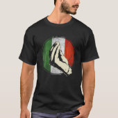贈り物イタリアンのシャおもしろいツ Tシャツ (正面)